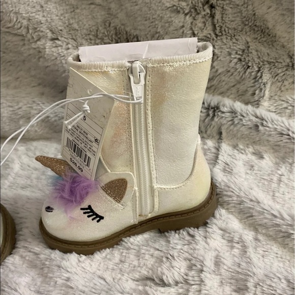 Cat & Jack Toddler Size 5 Sparkly Unicorn Boots - Picture 6 of 8